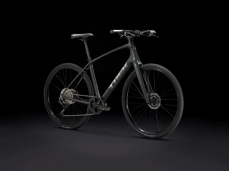 TREK FX Sport 4 Hybrid Bike in Lithium Grey-10